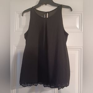 Black Sleeveless Blouse